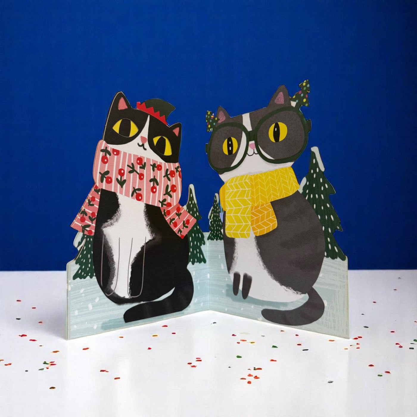 Cat | Jiggling Eyes Birthday Card