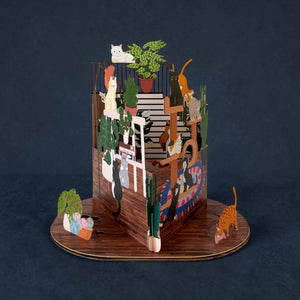 Cats & Plants | Pop-Up Card