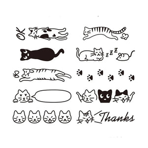 Cats Pre-Inked Rotating Stamp