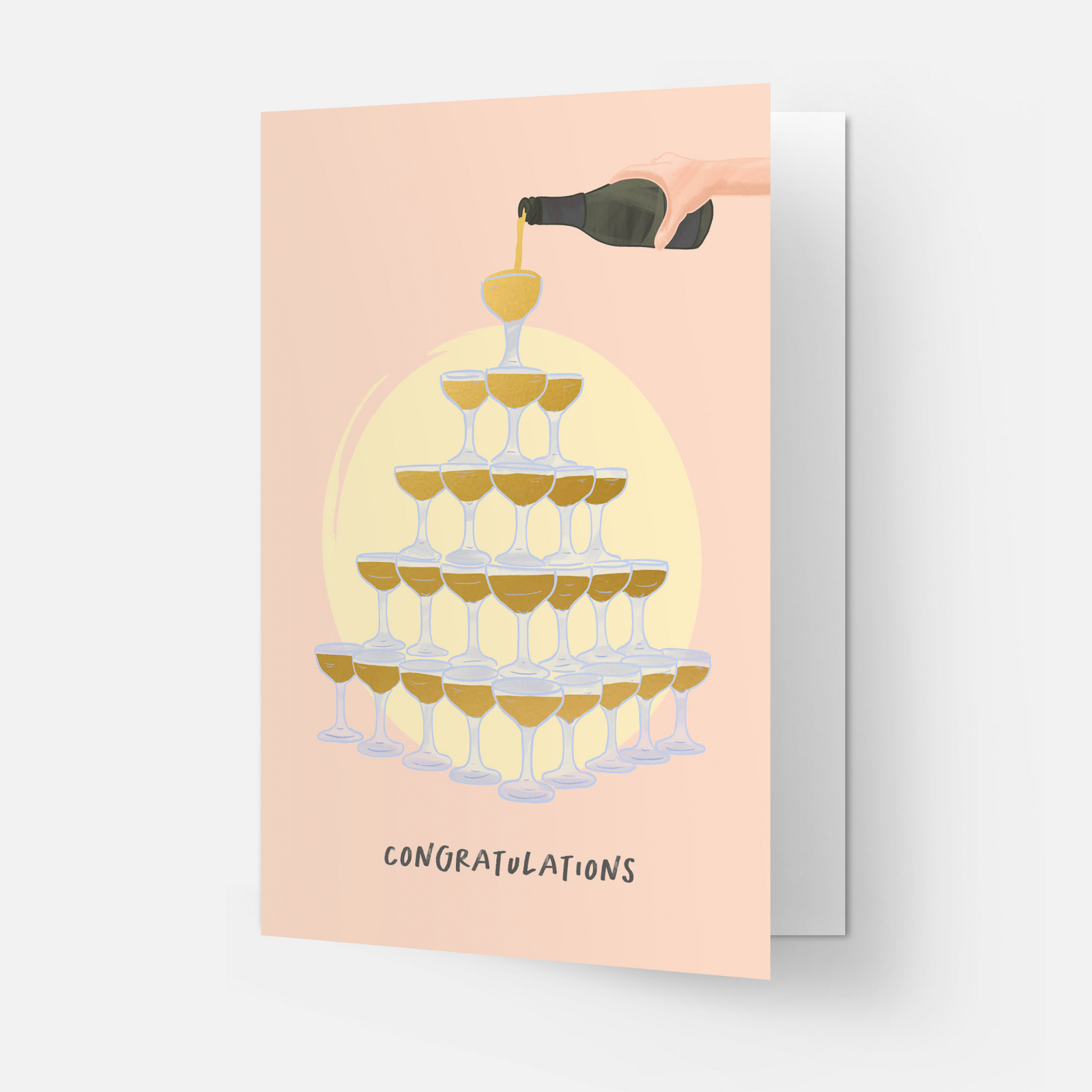 Champagne Tower | Greeting Card