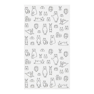 Chatty Forest Animals Diary Stickers
