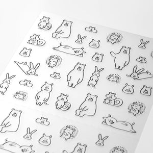 Chatty Forest Animals Diary Stickers