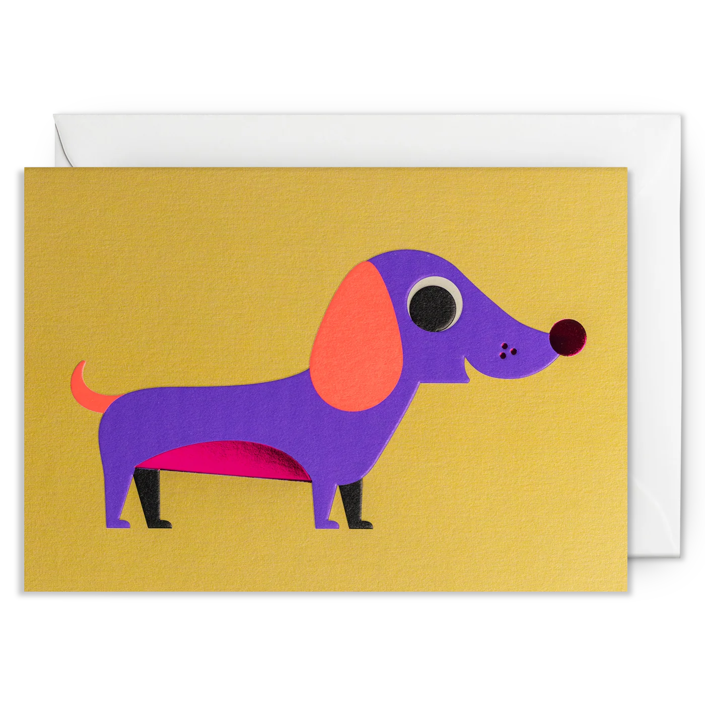 Cheeky Dachshund Greeting Card | Ingela P Arrhenius