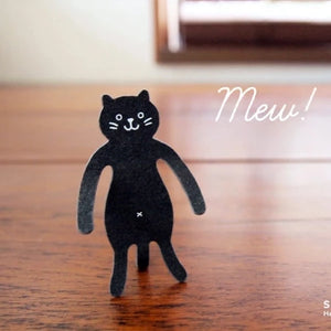 Clip Family Paperclip/Bookmark | Black Cat