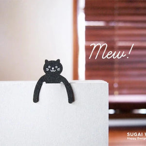 Clip Family Paperclip/Bookmark | Black Cat
