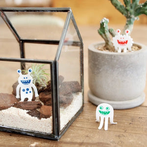 Clip Family Paperclip/Bookmark | White Monster