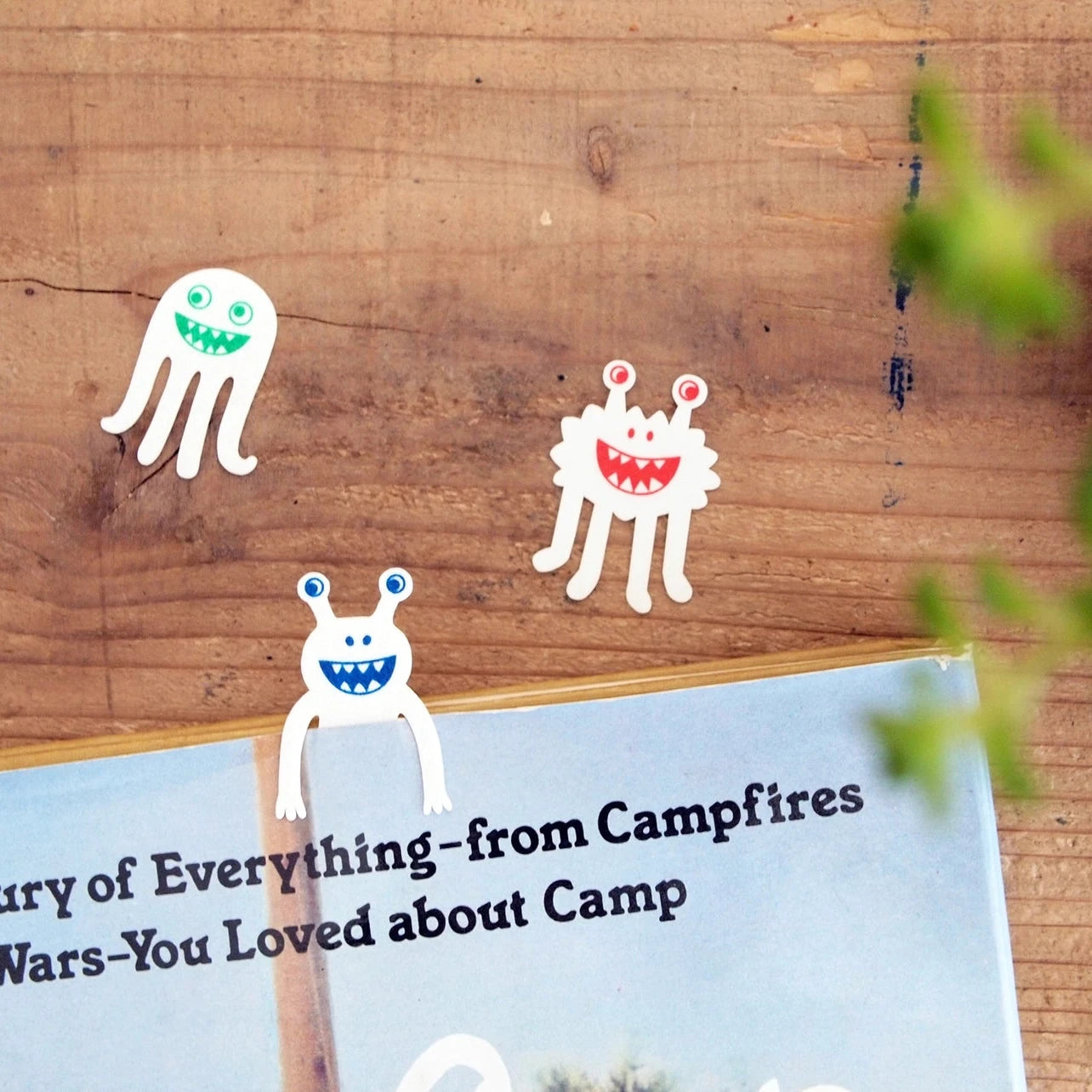 Clip Family Paperclip/Bookmark | White Monster