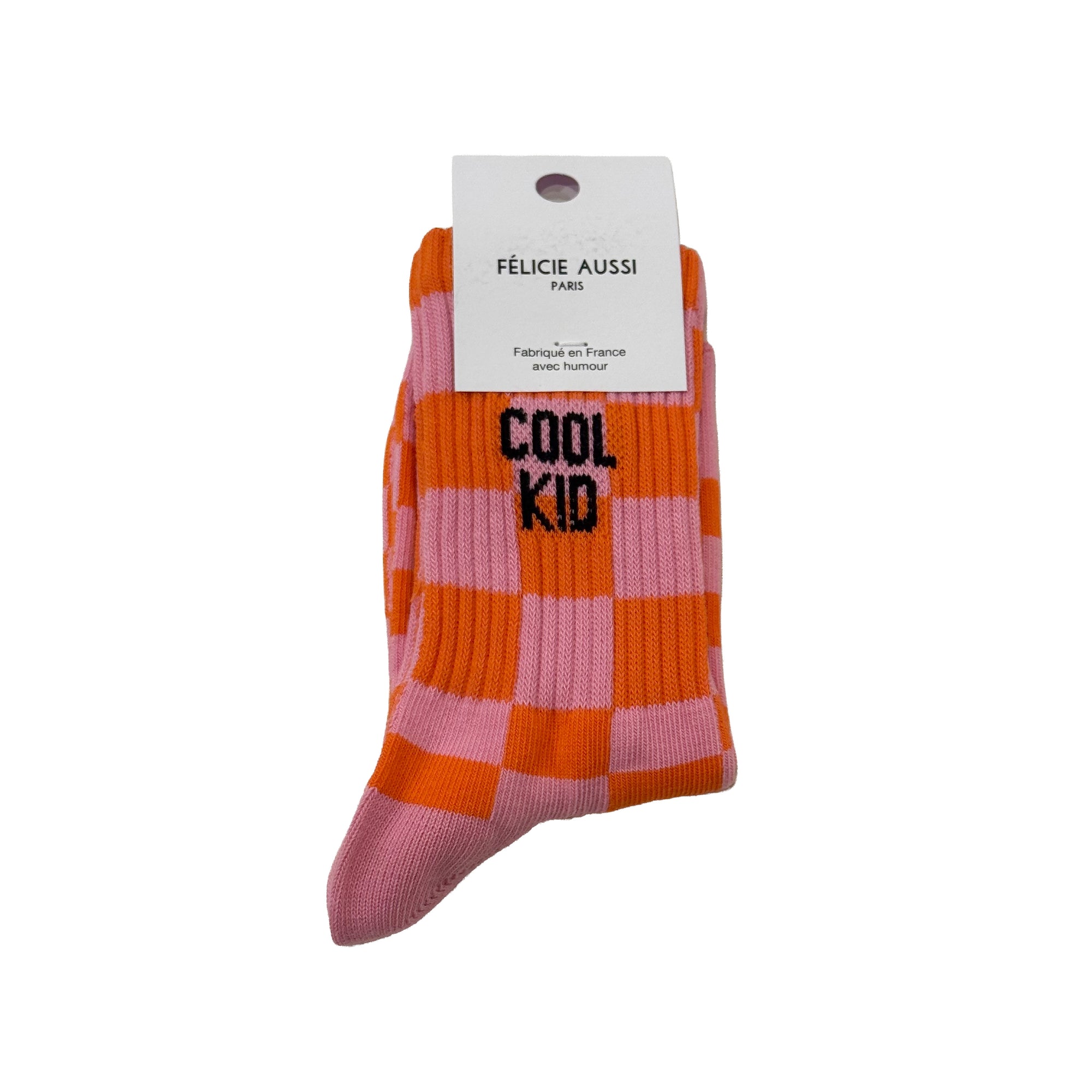 Cool Kids | Orange & Pink | Kid's Socks