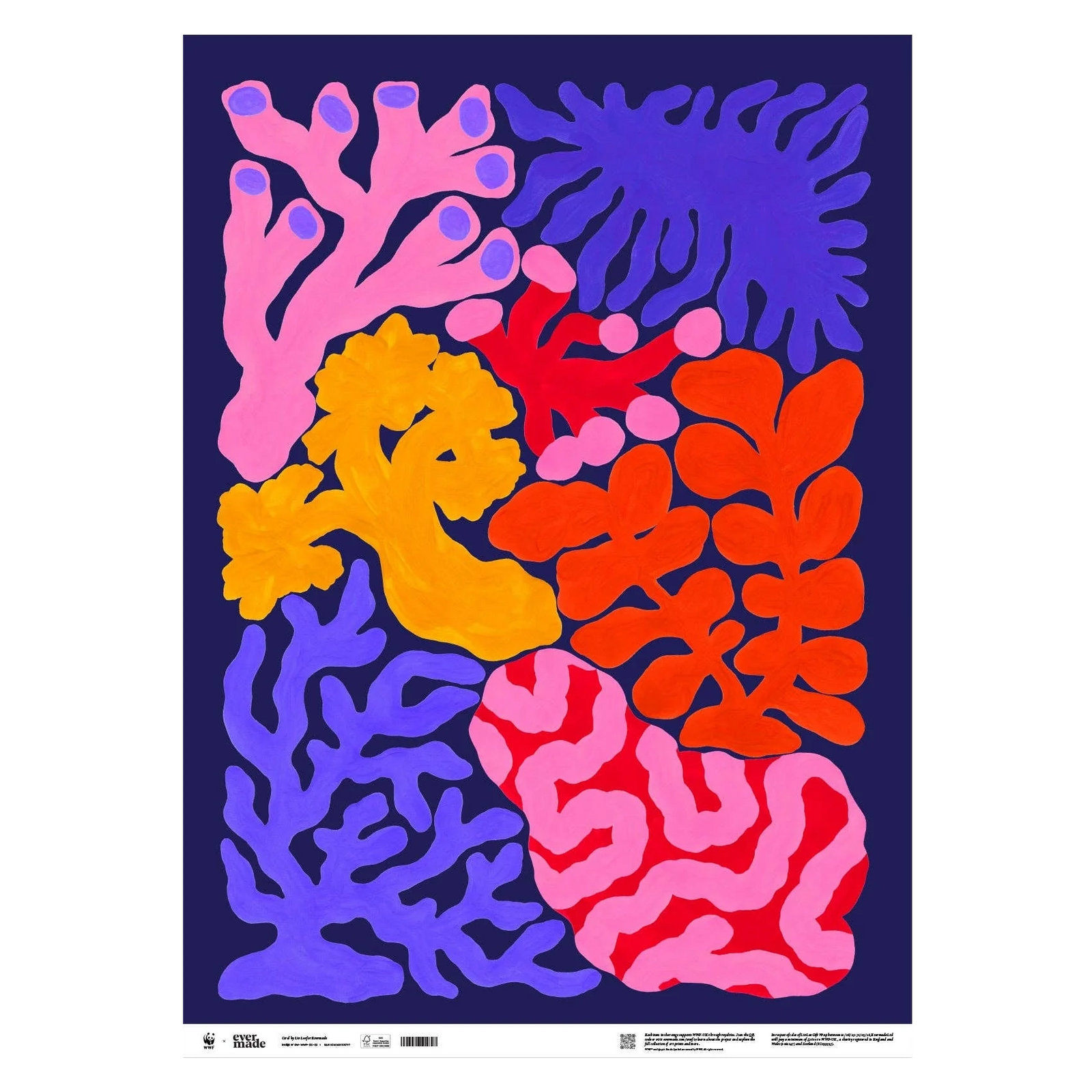 Coral Gift Wrap | Liv