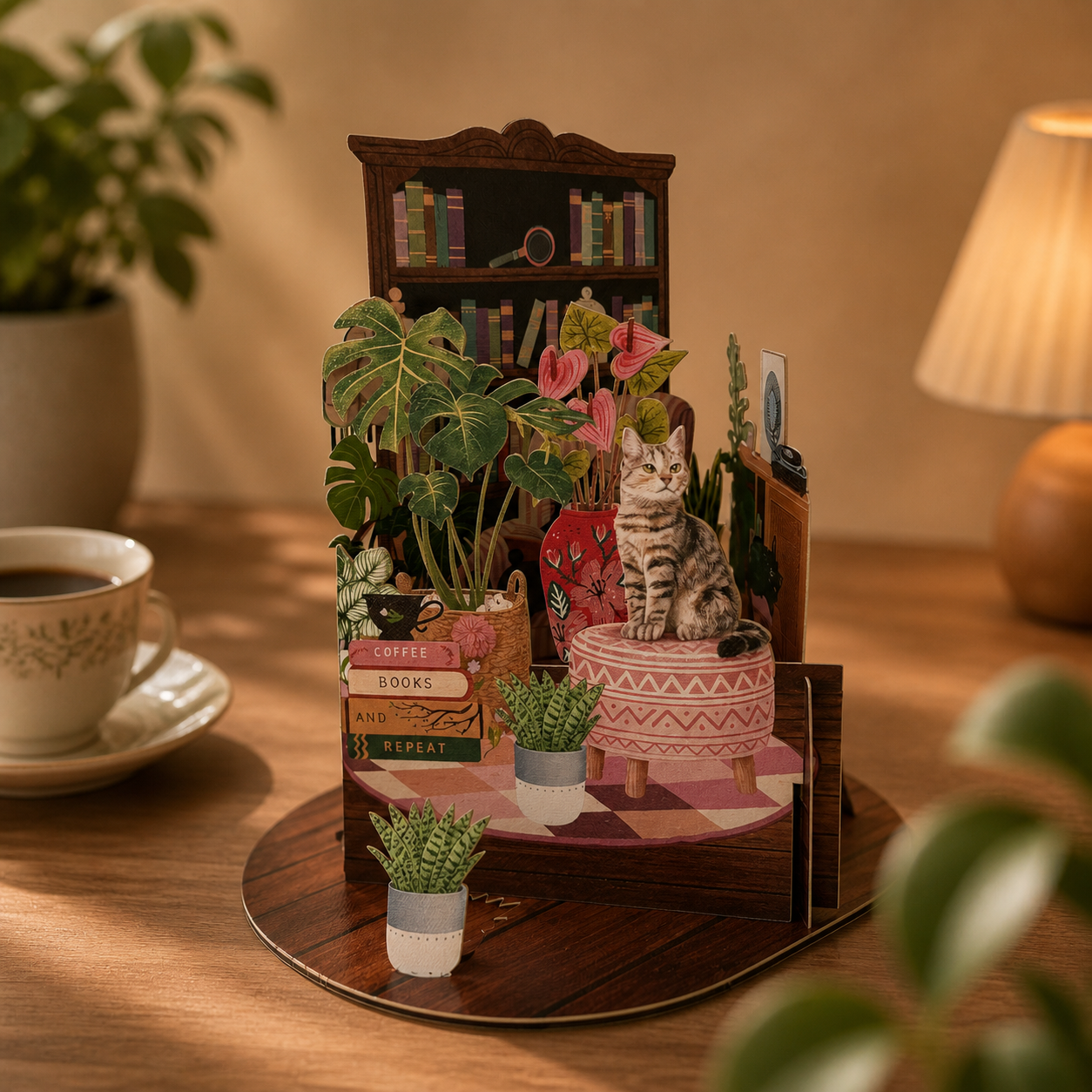 Cosy Cat Corner | Pop-Up Card