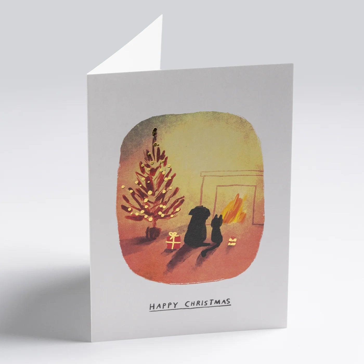 Cosy Cat & Dog | John Bond | Christmas Card