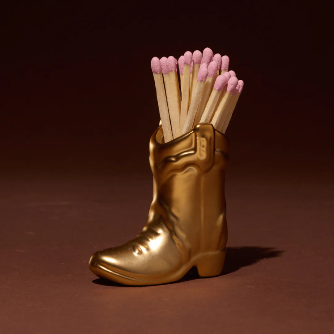 Cowboy Boot Match Holder | Gold