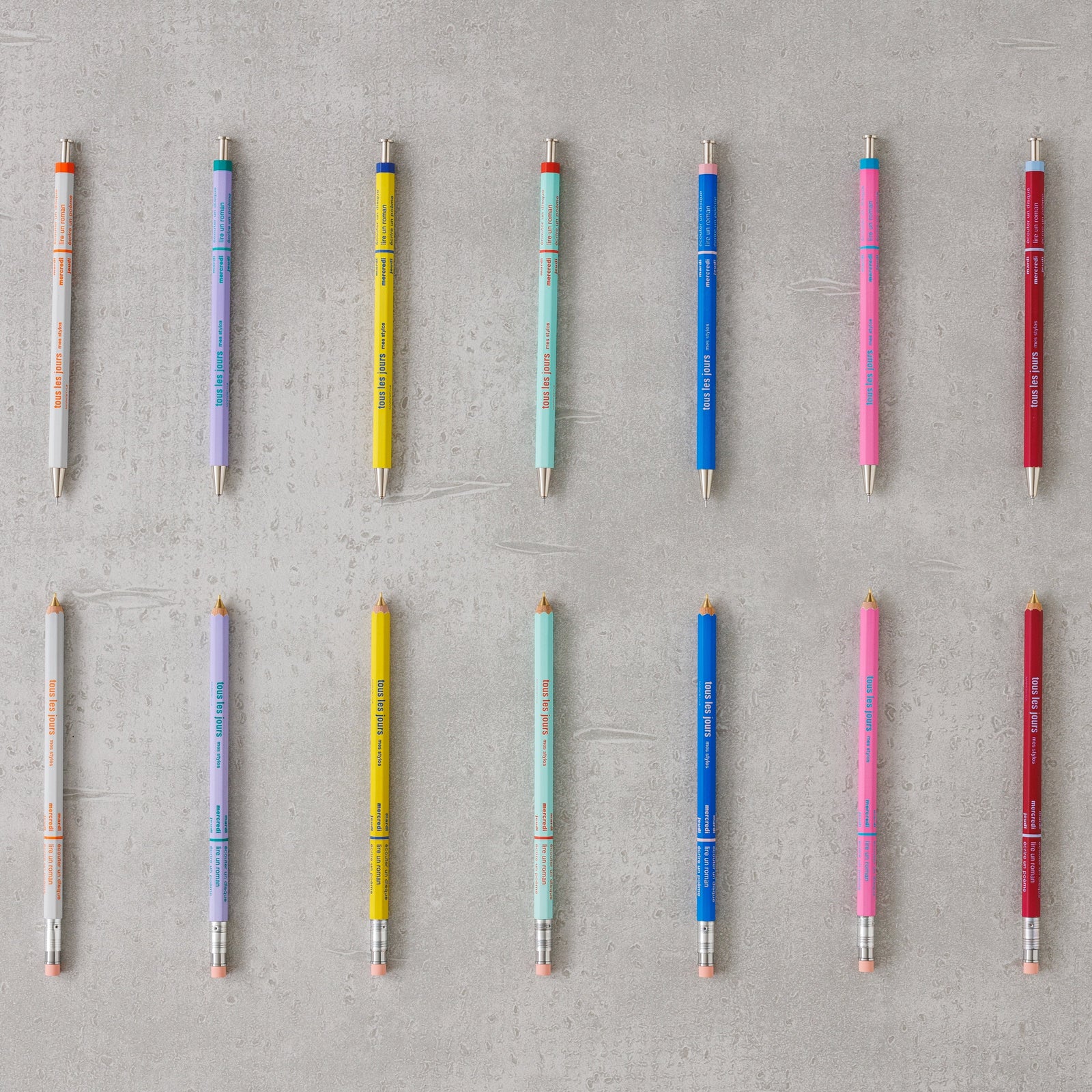 Mechanical Pencil with Eraser | MARK'S STYLE | tous les jours | Olive Green