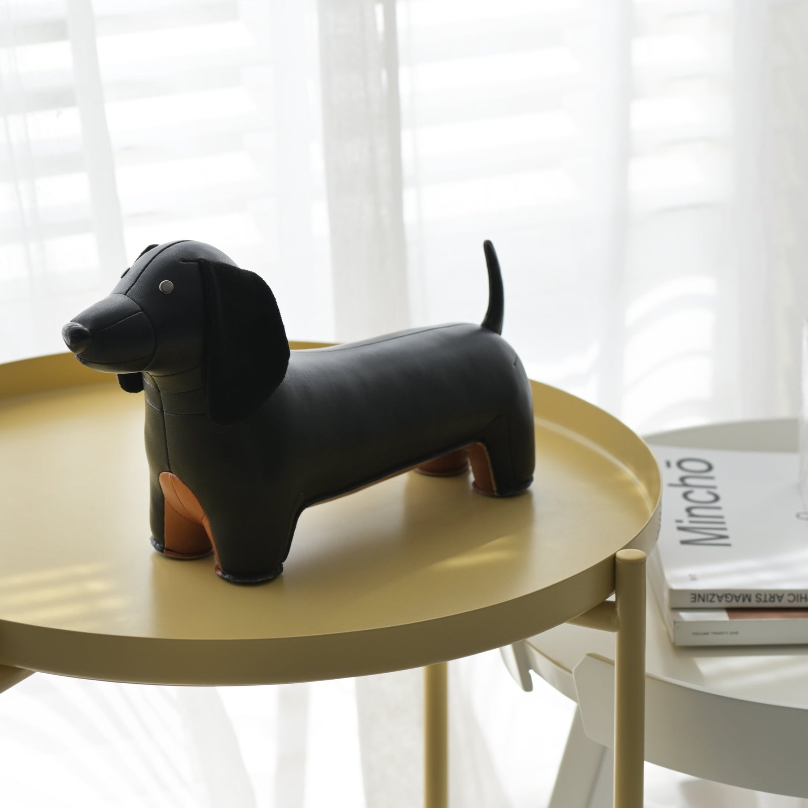 Dachshund Black Bookend