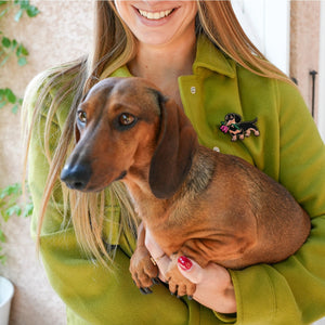 Dachshund Brooch