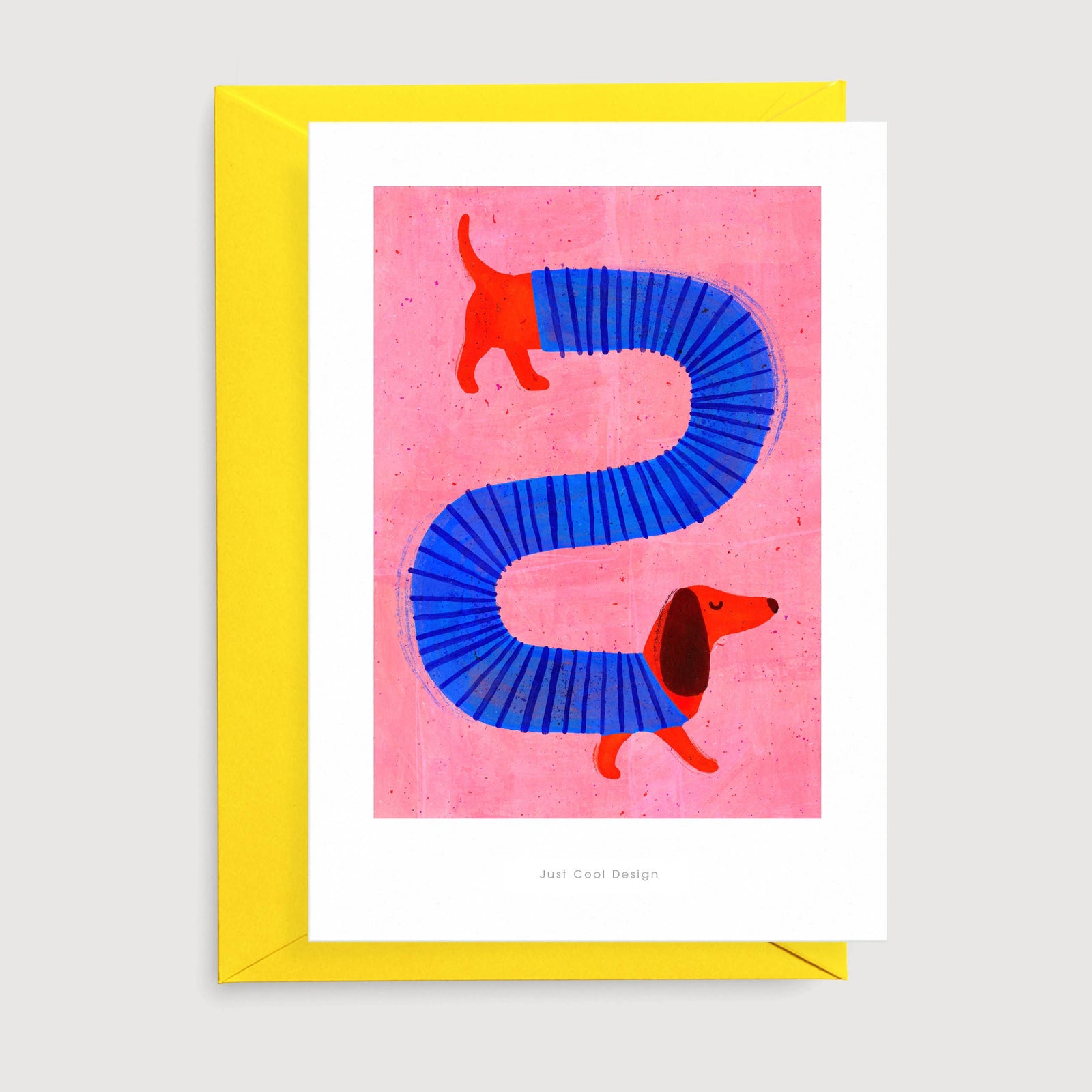 Dachshund Mini Art Print | Illustration Card