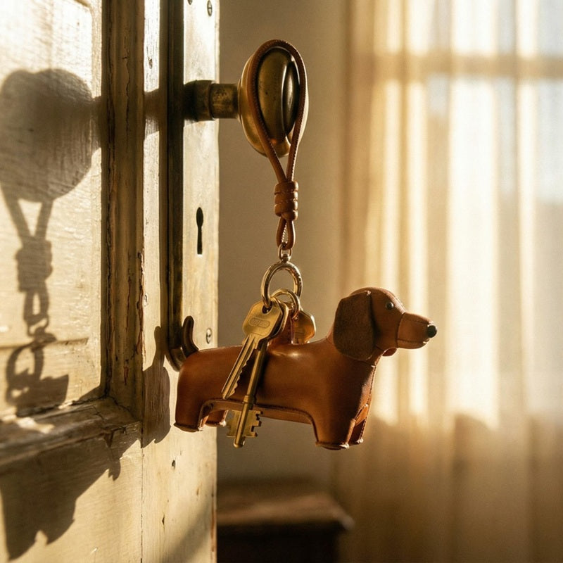 Dachshund Tan Bag Charm
