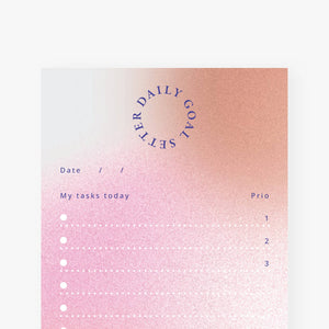 Daily Goals Notepad