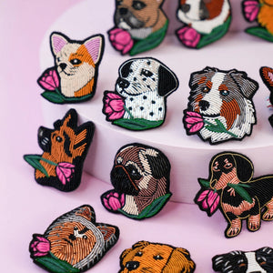 Dalmatian Brooch