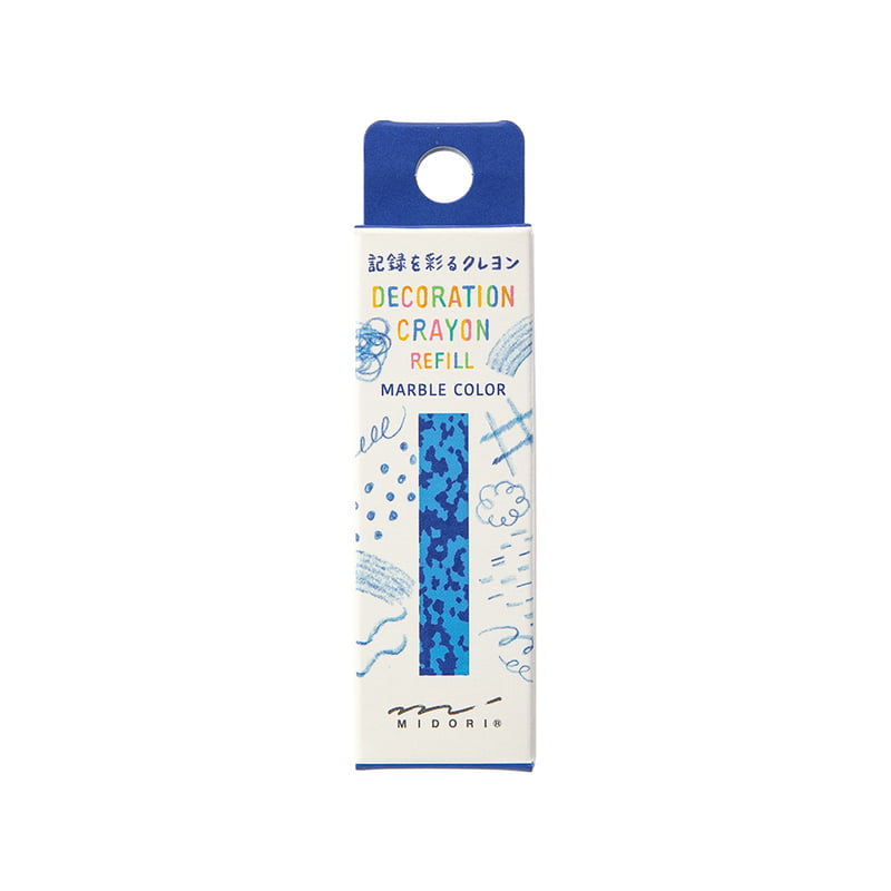 Decoration Crayon Refill Light Blue x Blue