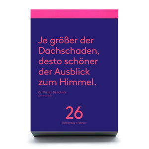 Denk Pause 2026 Calendar