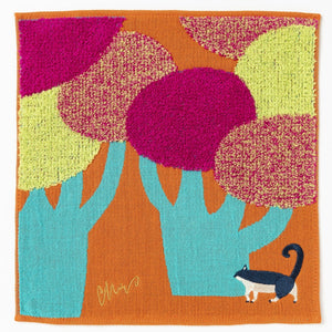 Dish Cloth Cat Orange