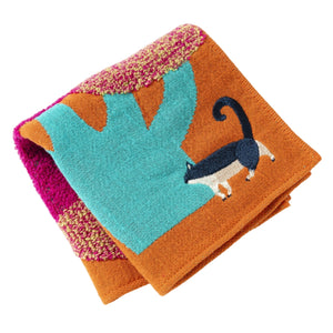 Dish Cloth Cat Orange