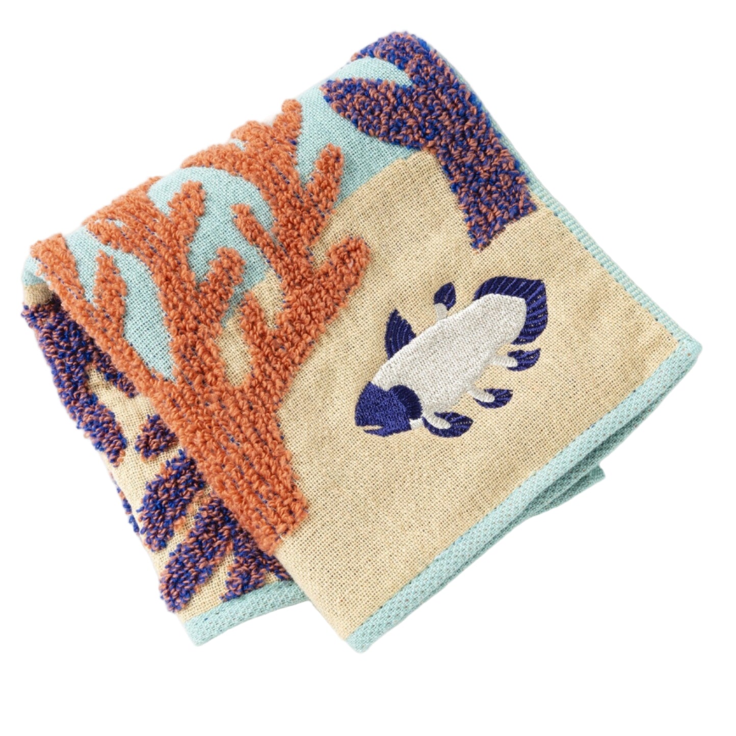 Dish Cloth Coelacanth Blue