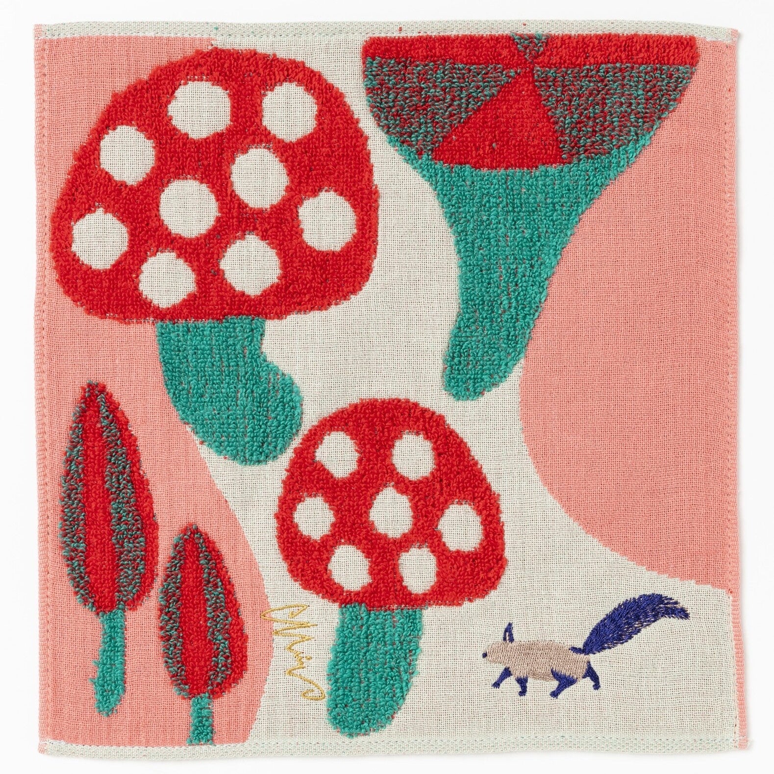 Dish Cloth Squirrel Red