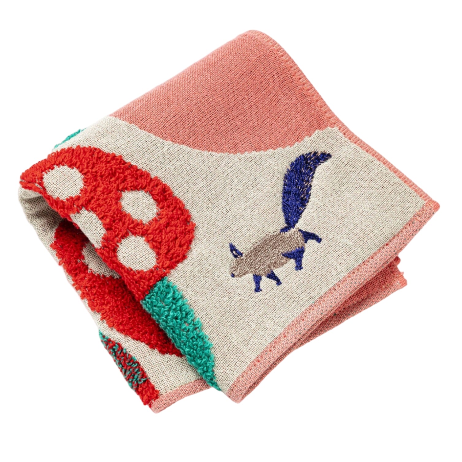 Dish Cloth Squirrel Red