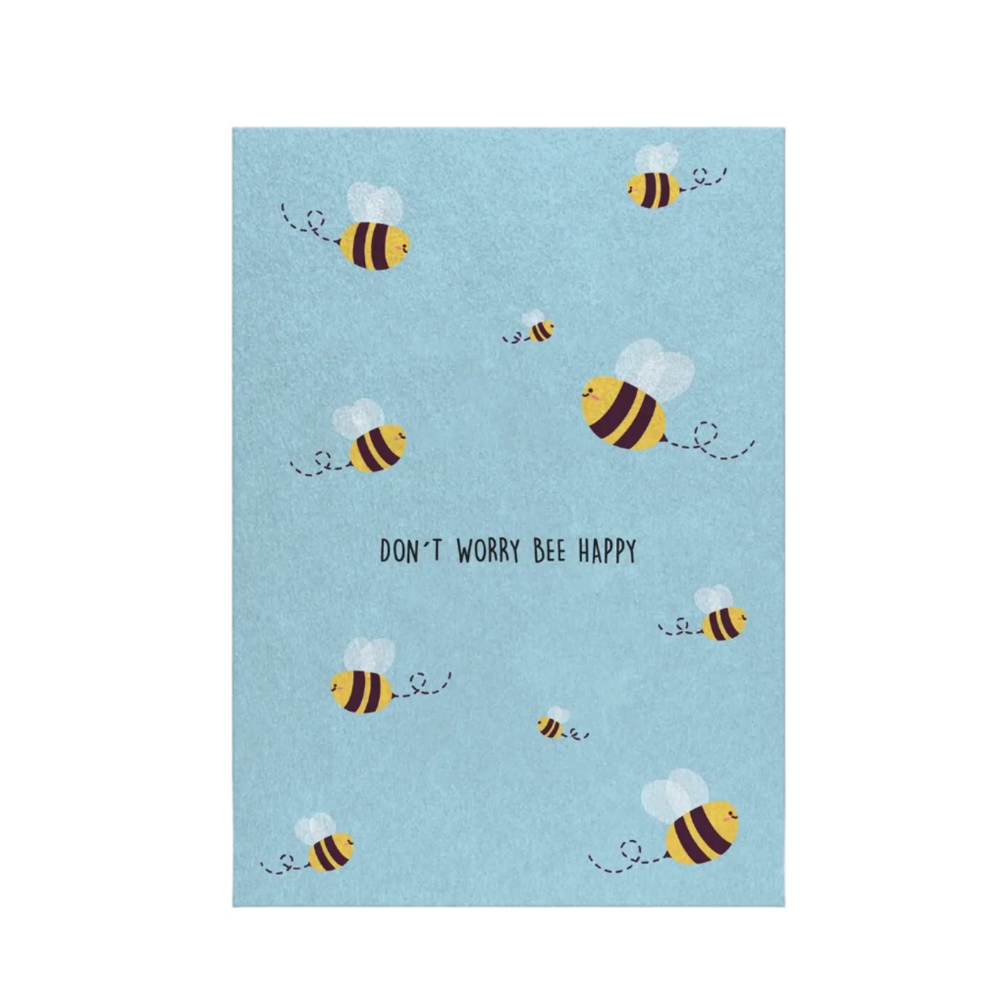 Dont't Worry Bee Happy | Postcard