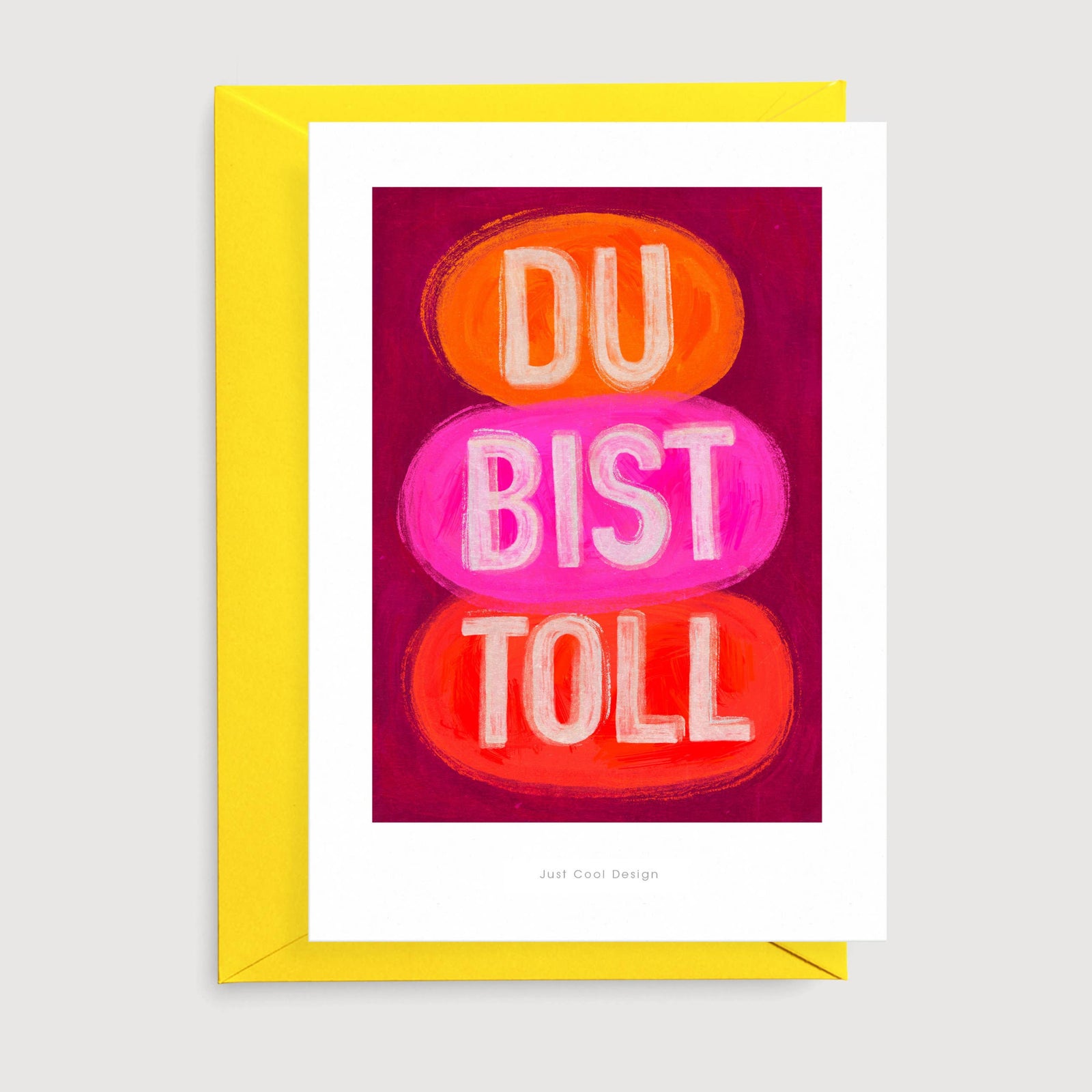 Du Bist Toll Art Print | Illustration Card