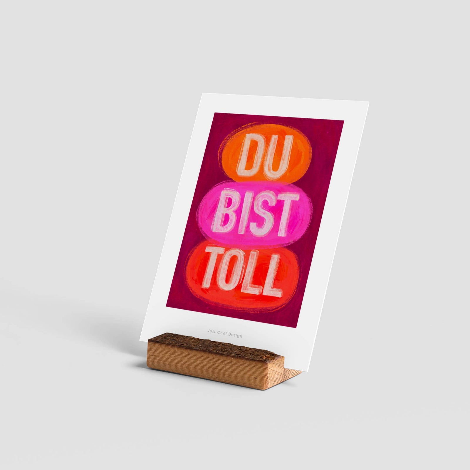 Du Bist Toll Art Print | Illustration Card