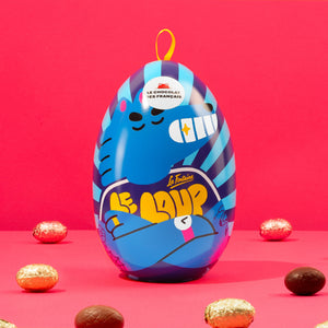 Easter Metal Egg Filled with Eggs | Dark & Milk Chocolate | Organic