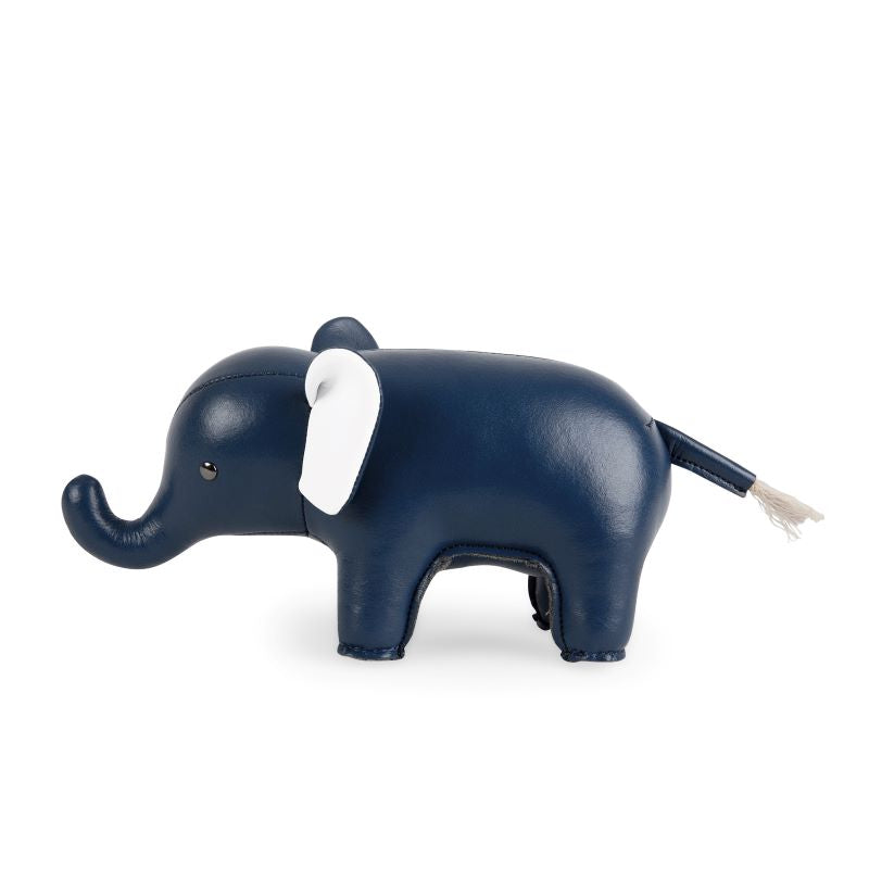Elephant Midnight Blue Paperweight