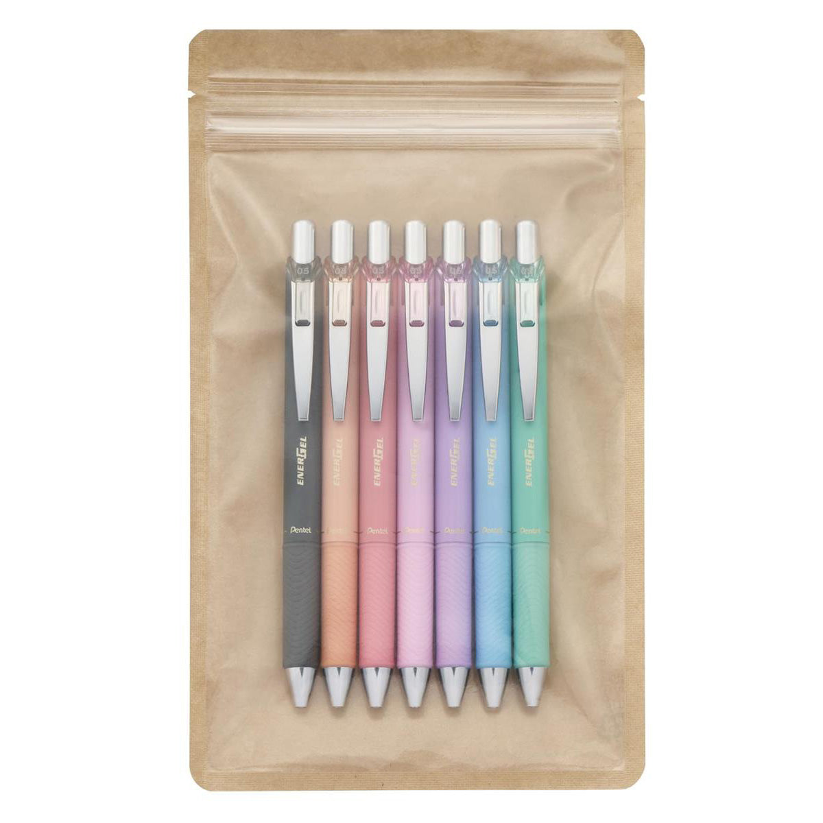 EnerGel Kohare 0.5 mm Gel Pen Set | 7 Colours