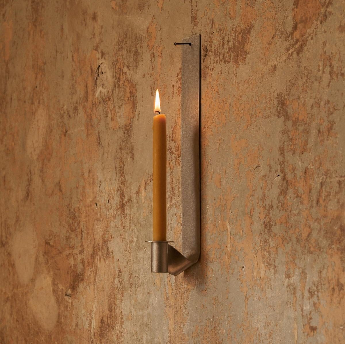 Ornament Candle Holder | Stainless Steel | Long