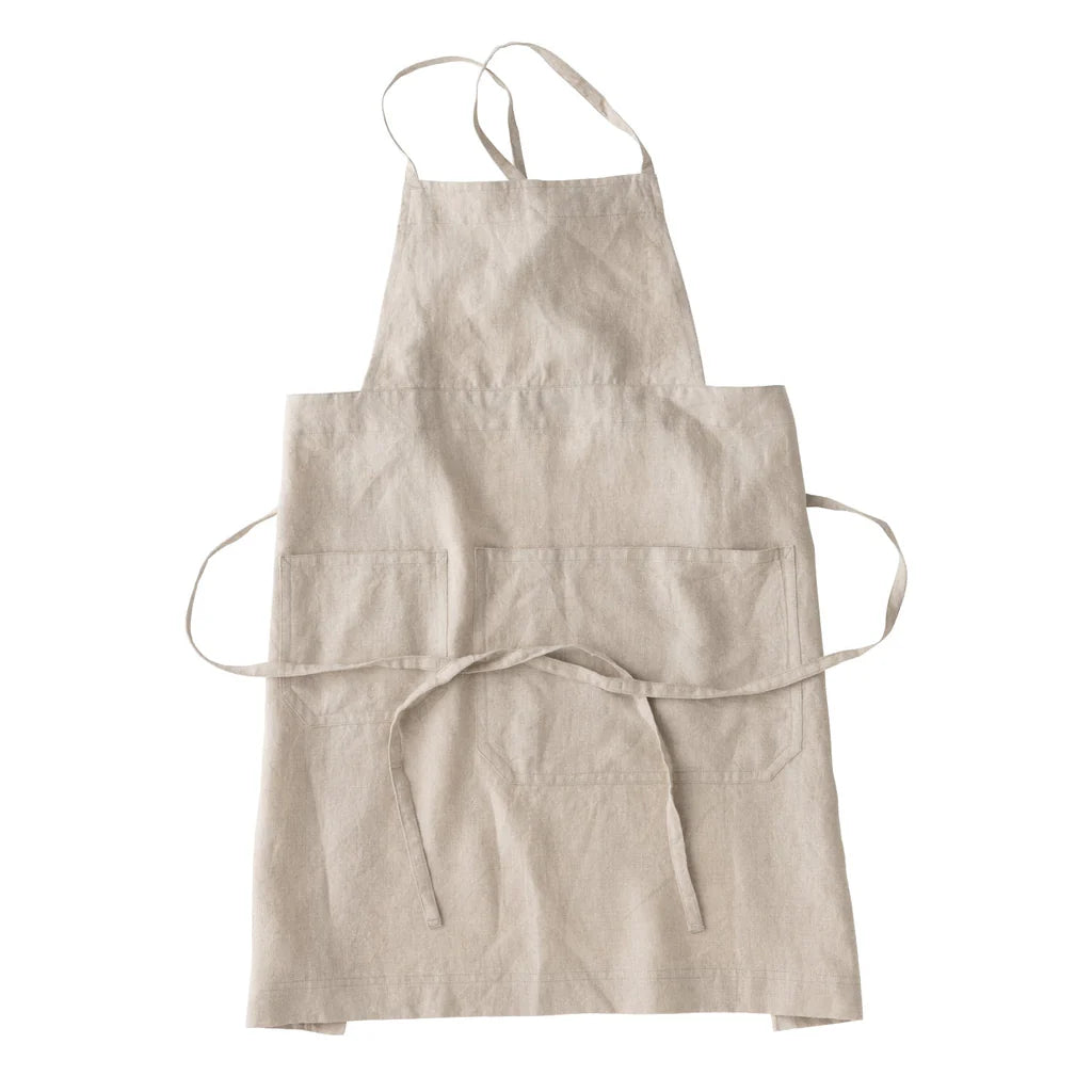 FUTO Linen Full Apron | Natural