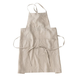 FUTO Linen Full Apron | Natural