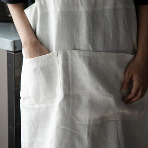 FUTO Linen Full Apron | Natural