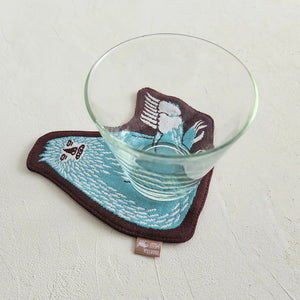 Fabric Coaster Yeti