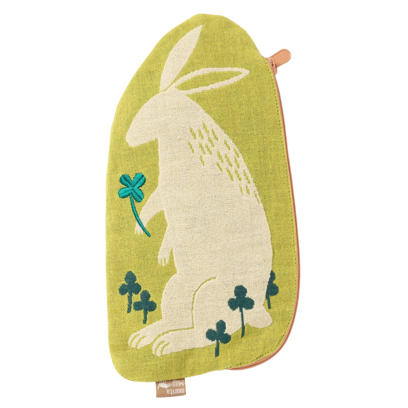 Fabric Pouch Rabbit & Clover
