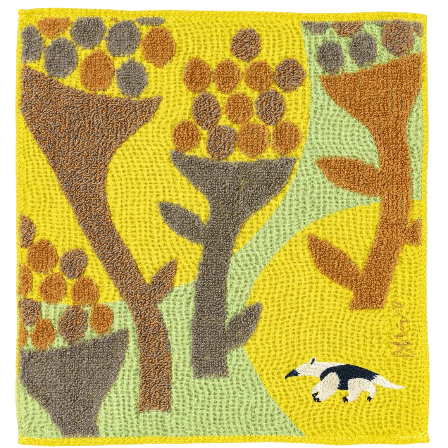 Face Towel | Anteater Yellow