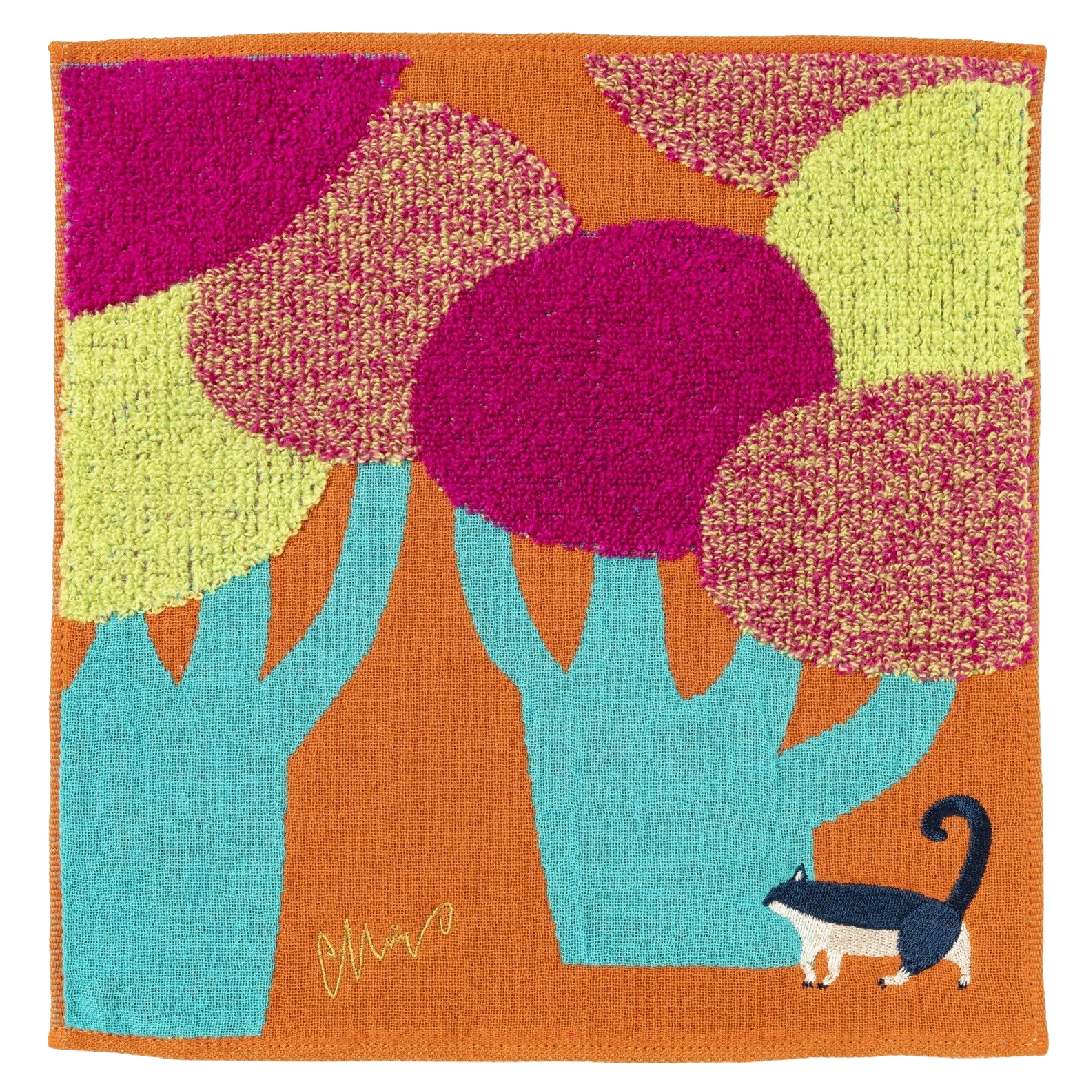 Face Towel | Cat Orange