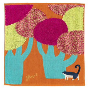 Face Towel | Cat Orange