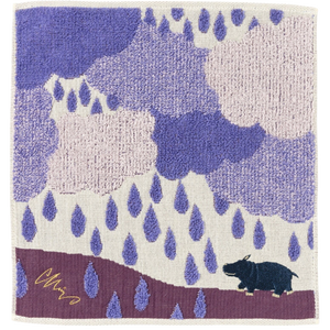 Face Towel | Hippo Purple
