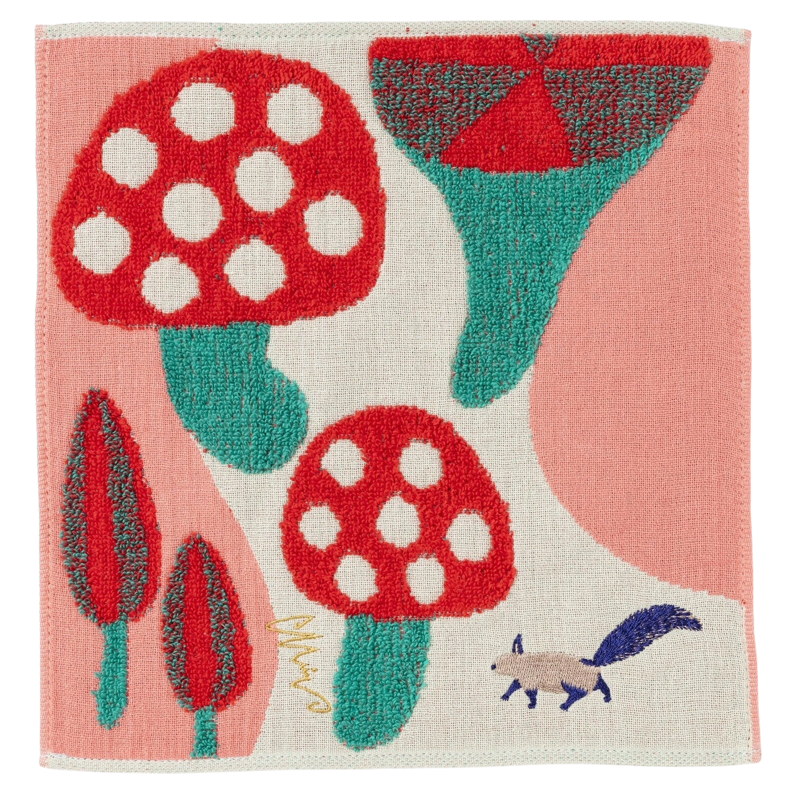 Face Towel | Squirrel Red