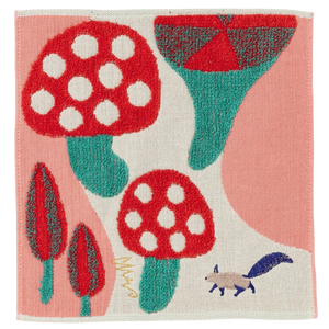 Face Towel | Squirrel Red