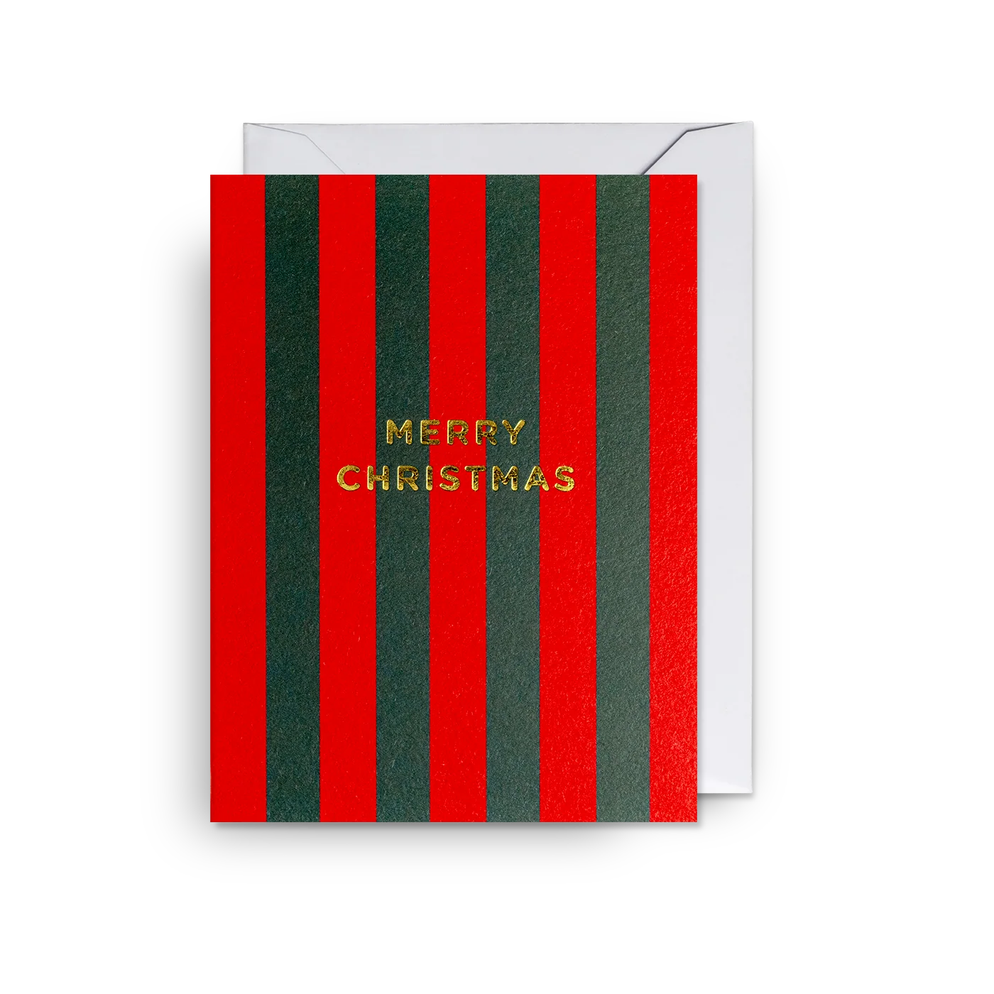 Festive Striped | Kelly Hyatt | Mini Christmas Card