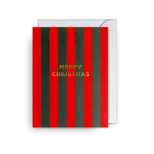 Festive Striped | Kelly Hyatt | Mini Christmas Card